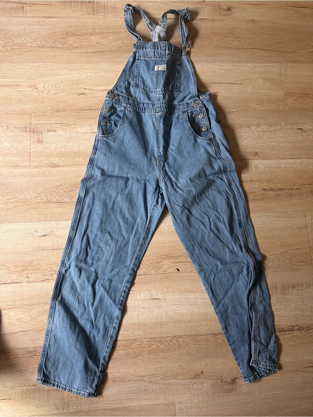 Levi's Light Blue Denim Overalls Jumpsuit